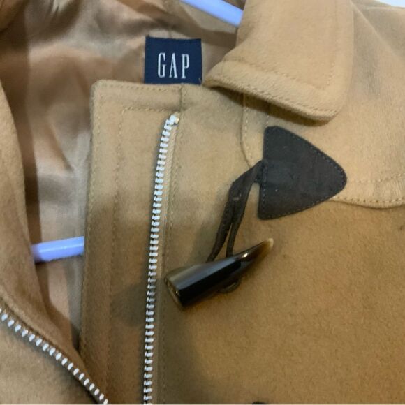 Gap winter coat wool blend  size XS toggle buttons - Picture 11 of 13
